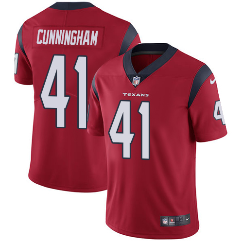 Nike Texans #41 Zach Cunningham Red Alternate Men's Stitched NFL Vapor Untouchable Limited Jersey Nike Texans #41 Zach Cunningham Red Alternate Men's Stitched NFL Vapor Untouchable Limited Jersey
