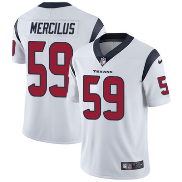 Nike Texans #59 Whitney Mercilus White Men's Stitched NFL Vapor Untouchable Limited Jersey Nike Texans #59 Whitney Mercilus White Men's Stitched NFL Vapor Untouchable Limited Jersey