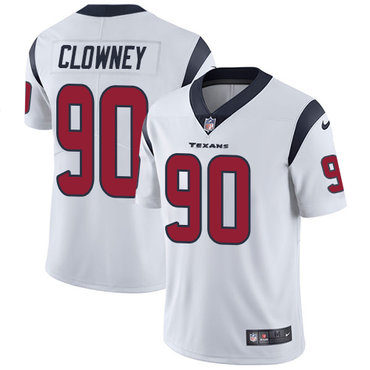 Nike Texans #90 Jadeveon Clowney White Men's Stitched NFL Vapor Untouchable Limited Jersey Nike Texans #90 Jadeveon Clowney White Men's Stitched NFL Vapor Untouchable Limited Jersey