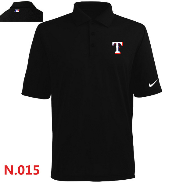 Nike Texas Rangers Men's Black Polo Shirt