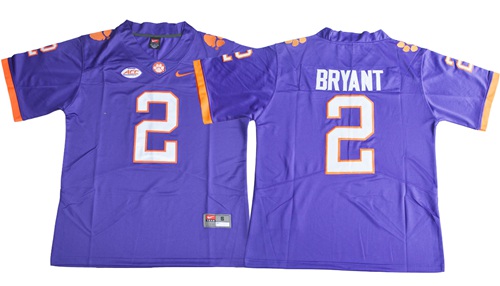 Nike Tigers #2 Kelly Bryant Purple Limited Stitched NCAA Jersey