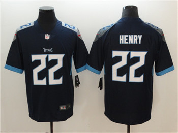 Nike Titans #22 Derrick Henry Black 2018 NFL Draft Pick Limited Jersey