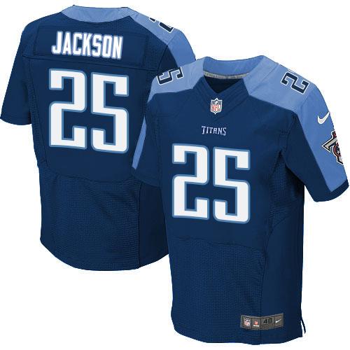 Nike Titans #25 Adoree' Jackson Navy Blue Alternate Men's Stitched NFL Elite Jersey Nike Titans #25 Adoree' Jackson Navy Blue Alternate Men's Stitched NFL Elite Jersey