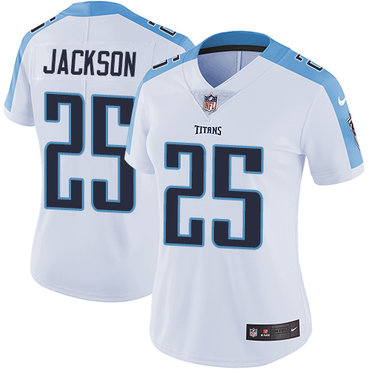 Nike Titans #25 Adoree' Jackson White Women's Stitched NFL Vapor Untouchable Limited Jersey Nike Titans #25 Adoree' Jackson White Women's Stitched NFL Vapor Untouchable Limited Jersey