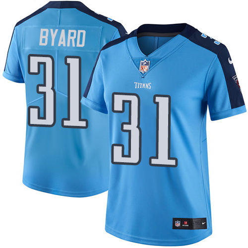 Nike Titans #31 Kevin Byard Light Blue Team Color Women's Stitched NFL Vapor Untouchable Limited Jersey Nike Titans #31 Kevin Byard Light Blue Team Color Women's Stitched NFL Vapor Untouchable Limited Jersey