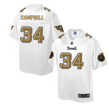 Nike Titans #34 Earl Campbell White Men's NFL Pro Line Fashion Elite Jersey Nike Titans #34 Earl Campbell White Men's NFL Pro Line Fashion Elite Jersey
