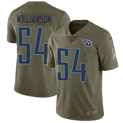 Nike Titans #54 Avery Williamson Olive Youth Stitched NFL Limited 2017 Salute to Service Jersey Nike Titans #54 Avery Williamson Olive Youth Stitched NFL Limited 2017 Salute to Service Jersey