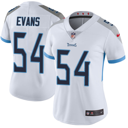 Nike Titans #54 Rashaan Evans White Women's Stitched NFL Vapor Untouchable Limited Jersey Nike Titans #54 Rashaan Evans White Women's Stitched NFL Vapor Untouchable Limited Jersey