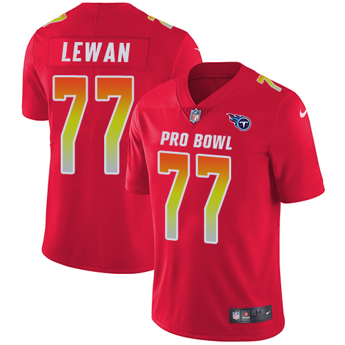 Nike Titans #77 Taylor Lewan Red Youth Stitched NFL Limited AFC 2018 Pro Bowl Jersey Nike Titans #77 Taylor Lewan Red Youth Stitched NFL Limited AFC 2018 Pro Bowl Jersey