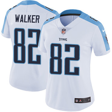 Nike Titans #82 Delanie Walker White Women's Stitched NFL Vapor Untouchable Limited Jersey Nike Titans #82 Delanie Walker White Women's Stitched NFL Vapor Untouchable Limited Jersey