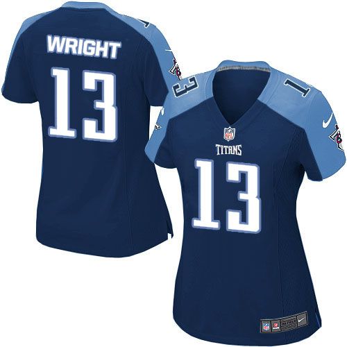 Nike Titans #84 Corey Davis Black Women's NFL Fashion Game Jersey