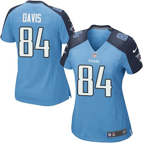 Nike Titans #84 Corey Davis Light Blue Team Color Women's Stitched NFL Elite Jersey Nike Titans #84 Corey Davis Light Blue Team Color Women's Stitched NFL Elite Jersey