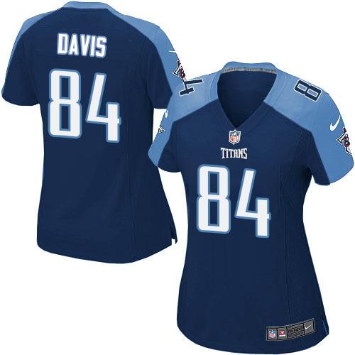 Nike Titans #84 Corey Davis Navy Blue Alternate Women's Stitched NFL Elite Jersey Nike Titans #84 Corey Davis Navy Blue Alternate Women's Stitched NFL Elite Jersey
