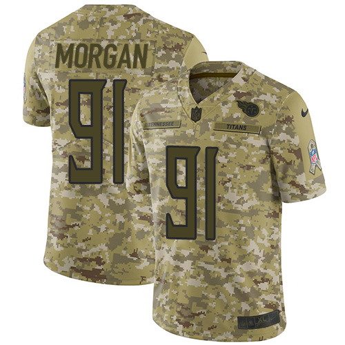 Nike Titans #91 Derrick Morgan Camo Men's Stitched NFL Limited 2018 Salute To Service Jersey Nike Titans #91 Derrick Morgan Camo Men's Stitched NFL Limited 2018 Salute To Service Jersey