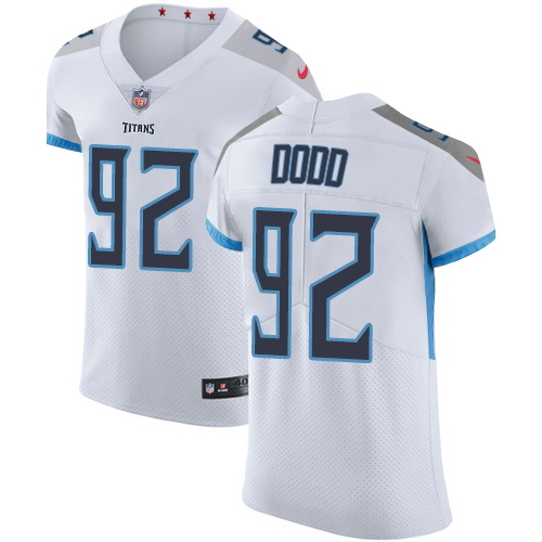 Nike Titans #92 Kevin Dodd White Men's Stitched NFL Vapor Untouchable Elite Jersey Nike Titans #92 Kevin Dodd White Men's Stitched NFL Vapor Untouchable Elite Jersey