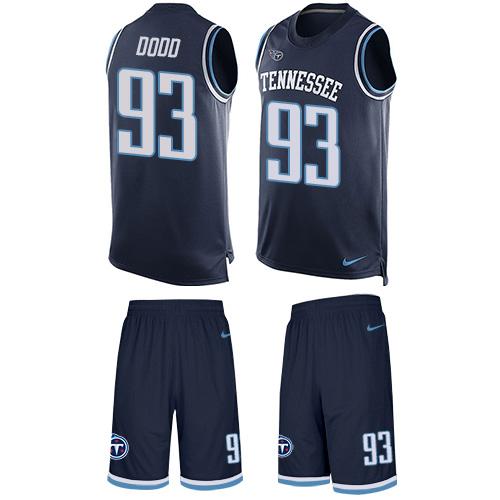 Nike Titans #93 Kevin Dodd Navy Blue Alternate Men's Stitched NFL Limited Tank Top Suit Jersey Nike Titans #93 Kevin Dodd Navy Blue Alternate Men's Stitched NFL Limited Tank Top Suit Jersey