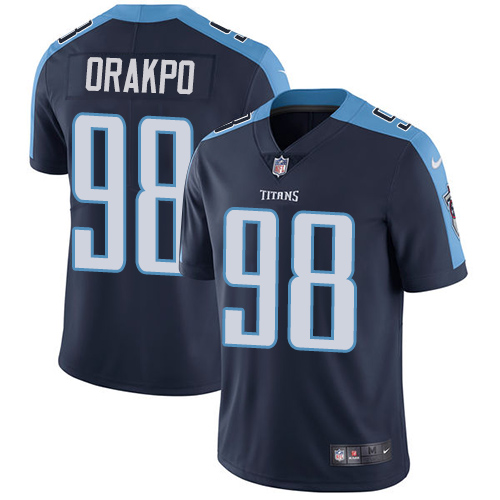 Nike Titans #98 Brian Orakpo Navy Blue Alternate Youth Stitched NFL Vapor Untouchable Limited Jersey Nike Titans #98 Brian Orakpo Navy Blue Alternate Youth Stitched NFL Vapor Untouchable Limited Jersey