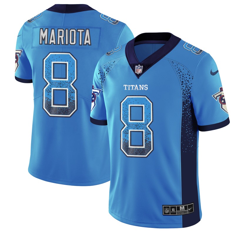 Nike Titans 8 Marcus Mariota Light Blue Drift Fashion Limited Jersey Nike Titans 8 Marcus Mariota Light Blue Drift Fashion Limited Jersey