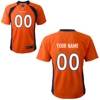 Nike Toddler Denver Broncos Customized Team Color Game Jersey Nike Toddler Denver Broncos Customized Team Color Game Jersey