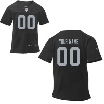 Nike Toddler Oakland Raiders Customized Team Color Game Jersey