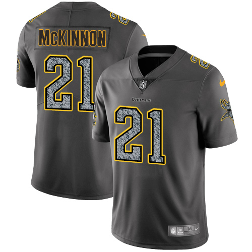 Nike Vikings #21 Jerick McKinnon Gray Static Men's Stitched NFL Vapor Untouchable Limited Jersey Nike Vikings #21 Jerick McKinnon Gray Static Men's Stitched NFL Vapor Untouchable Limited Jersey