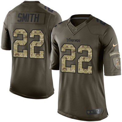 Nike Vikings #22 Harrison Smith Green Men's Stitched NFL Limited 2015 Salute To Service Jersey Nike Vikings #22 Harrison Smith Green Men's Stitched NFL Limited 2015 Salute To Service Jersey