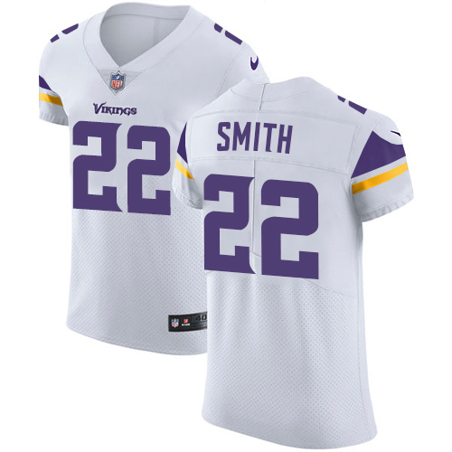 Nike Vikings #22 Harrison Smith White Men's Stitched NFL Vapor Untouchable Elite Jersey Nike Vikings #22 Harrison Smith White Men's Stitched NFL Vapor Untouchable Elite Jersey
