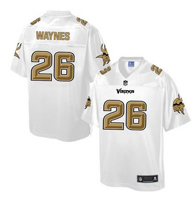 Nike Vikings #26 Trae Waynes White Men's NFL Pro Line Fashion Game Jersey Nike Vikings #26 Trae Waynes White Men's NFL Pro Line Fashion Game Jersey