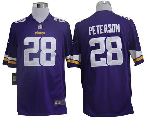 Nike Vikings #28 Adrian Peterson Purple Team Color Men's Stitched NFL Game Jersey Nike Vikings #28 Adrian Peterson Purple Team Color Men's Stitched NFL Game Jersey