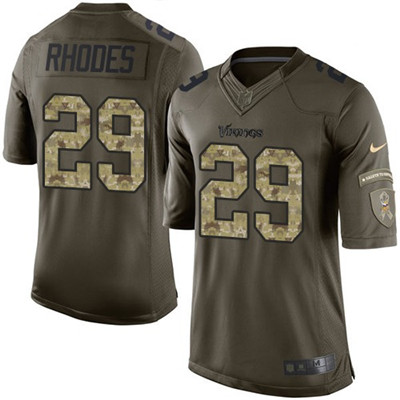 Nike Vikings #29 Xavier Rhodes Green Men's Stitched NFL Limited 2015 Salute To Service Jersey Nike Vikings #29 Xavier Rhodes Green Men's Stitched NFL Limited 2015 Salute To Service Jersey