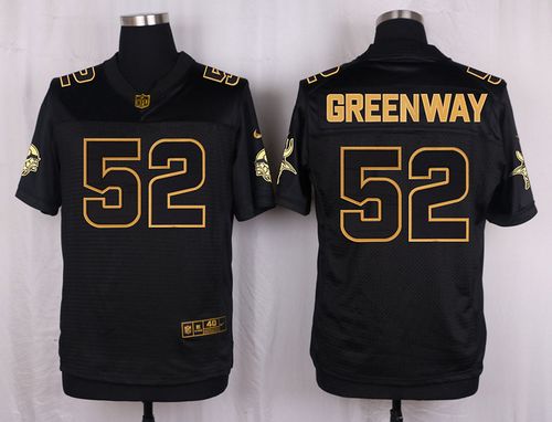 Nike Vikings #52 Chad Greenway Black Men's Stitched NFL Elite Pro Line Gold Collection Jersey Nike Vikings #52 Chad Greenway Black Men's Stitched NFL Elite Pro Line Gold Collection Jersey
