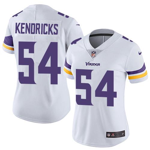 Nike Vikings #54 Eric Kendricks White Women's Stitched NFL Vapor Untouchable Limited Jersey Nike Vikings #54 Eric Kendricks White Women's Stitched NFL Vapor Untouchable Limited Jersey