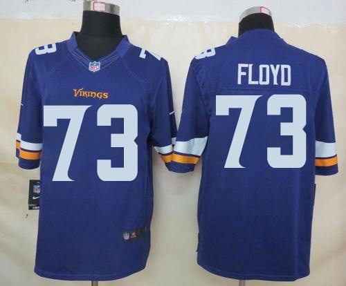 Nike Vikings #73 Sharrif Floyd Purple Team Color Men's Stitched NFL Limited Jersey Nike Vikings #73 Sharrif Floyd Purple Team Color Men's Stitched NFL Limited Jersey