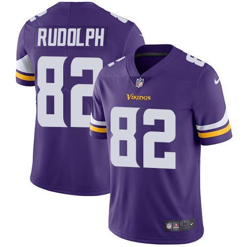 Nike Vikings #82 Kyle Rudolph Purple Team Color Men's Stitched NFL Vapor Untouchable Limited Jersey Nike Vikings #82 Kyle Rudolph Purple Team Color Men's Stitched NFL Vapor Untouchable Limited Jersey