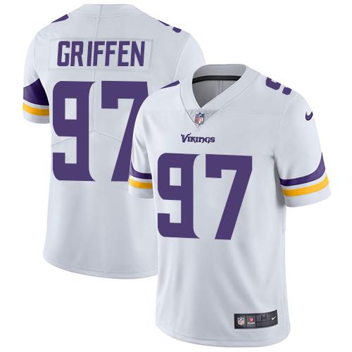 Nike Vikings #97 Everson Griffen White Youth Stitched NFL Vapor Untouchable Limited Jersey Nike Vikings #97 Everson Griffen White Youth Stitched NFL Vapor Untouchable Limited Jersey