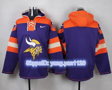 Nike Vikings Blank Purple Player Pullover NFL Hoodie Nike Vikings Blank Purple Player Pullover NFL Hoodie