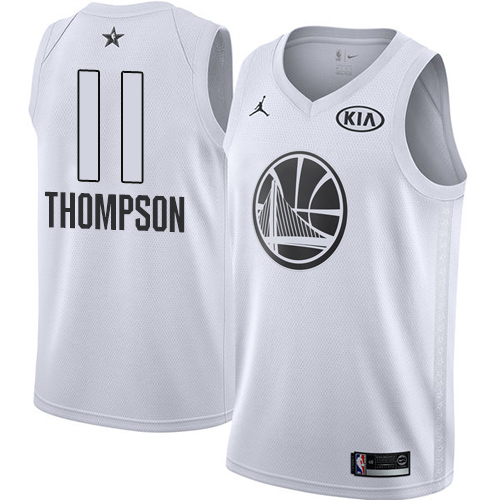 Nike Warriors #11 Klay Thompson White NBA Jordan Swingman 2018 All-Star Game Jersey Nike Warriors #11 Klay Thompson White NBA Jordan Swingman 2018 All-Star Game Jersey