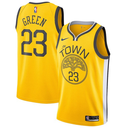 Nike Warriors #23 Draymond Green Gold NBA Swingman Earned Edition Jersey Nike Warriors #23 Draymond Green Gold NBA Swingman Earned Edition Jersey
