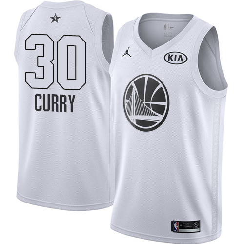 Nike Warriors #30 Stephen Curry White Youth NBA Jordan Swingman 2018 All-Star Game Jersey Nike Warriors #30 Stephen Curry White Youth NBA Jordan Swingman 2018 All-Star Game Jersey