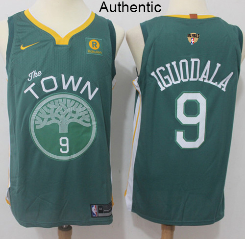 Nike Warriors #9 Andre Iguodala Green The Finals Patch NBA Authentic Jersey Nike Warriors #9 Andre Iguodala Green The Finals Patch NBA Authentic Jersey