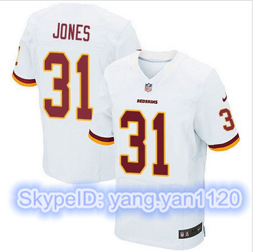 Nike Washington Redskins #31 Matt Jones White Men's Stitched NFL Elite Jersey