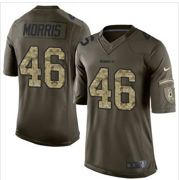 Nike Washington Redskins #46 Alfred Morris Green Men's Stitched NFL Limited Salute to Service Jersey