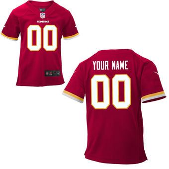Nike Washington Redskins Preschool Customized Team Color Game Jersey Nike Washington Redskins Preschool Customized Team Color Game Jersey