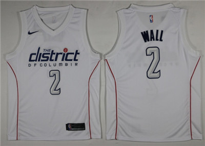 Nike Wizards #2 John Wall White City Edition Swingman Jersey Nike Wizards #2 John Wall White City Edition Swingman Jersey