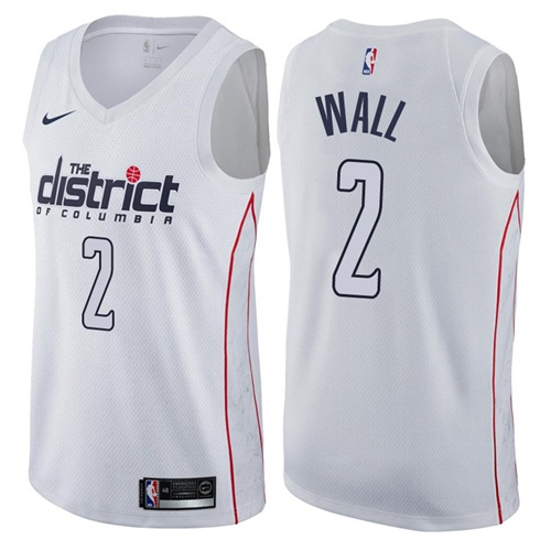 Nike Wizards #2 John Wall White NBA Swingman City Edition Jersey Nike Wizards #2 John Wall White NBA Swingman City Edition Jersey