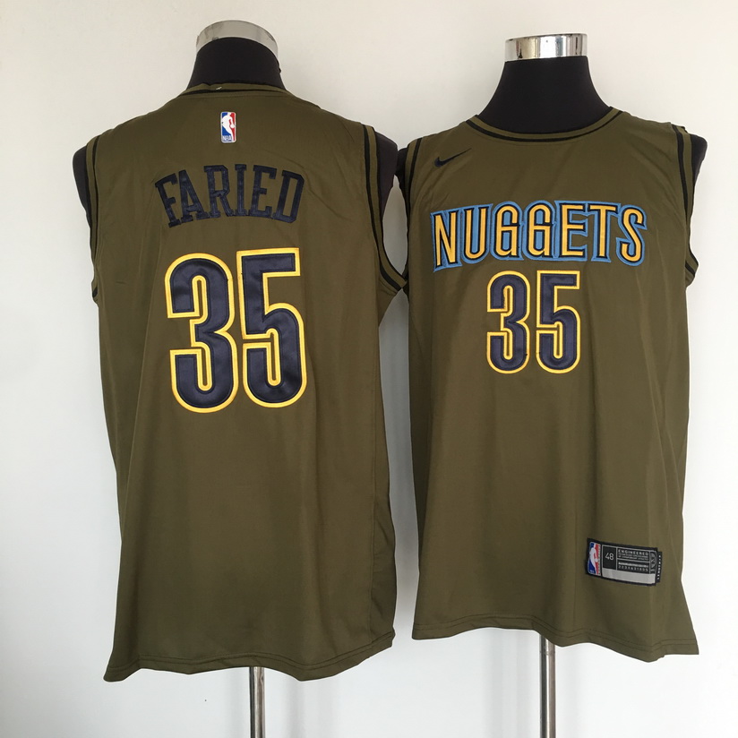 Nuggets #35 Kenneth Faried Olive Nike Swingman Jersey Nuggets #35 Kenneth Faried Olive Nike Swingman Jersey