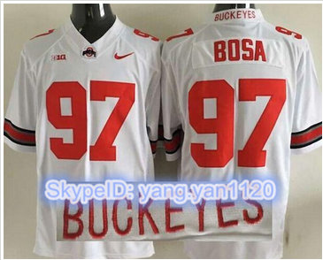 Ohio State Buckeyes #97 Joey Bosa White Limited Stitched NCAA Jersey Ohio State Buckeyes #97 Joey Bosa White Limited Stitched NCAA Jersey