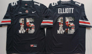 Ohio State Buckeyes 15 Ezekiel Elliott Black New Portrait Number College Jersey Ohio State Buckeyes 15 Ezekiel Elliott Black New Portrait Number College Jersey