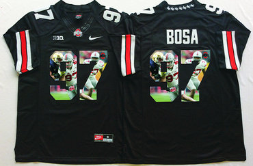 Ohio State Buckeyes 97 Joey Bosa Black Portrait Number College Jersey Ohio State Buckeyes 97 Joey Bosa Black Portrait Number College Jersey