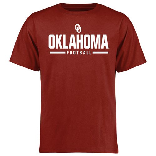 Oklahoma Sooners Custom Sport T-Shirt Crimson